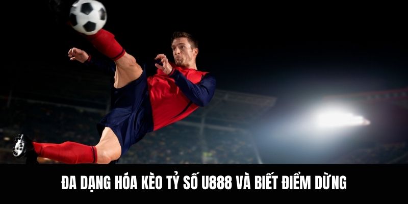 Đa dạng hóa kèo tỷ số U888 và biết điểm dừng.