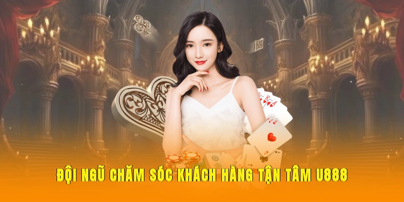 Đội ngũ chăm sóc khách hàng tận tâm tại địa điểm giải trí U888