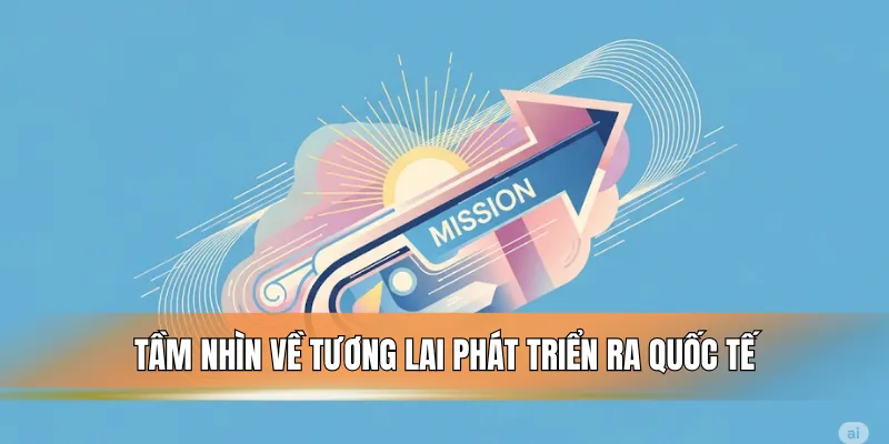 Tầm nhìn về tương lai phát triển ra quốc tế.