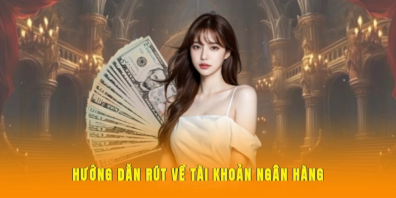 Hướng dẫn rút tiền cá cược về tài khoản ngân hàng.